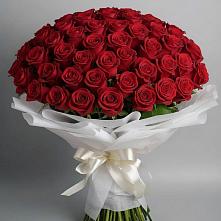 Букет 101 Красная роза Блэк Мэджик в Дмитриевском Республики Адыгея
