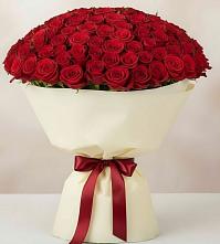 Букет 101 Красная роза Милано в Дмитриевском Республики Адыгея