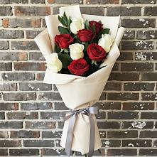 Букет цветов из:  Розы #REPLACE_PRED# Дмитриевском Республики Адыгея