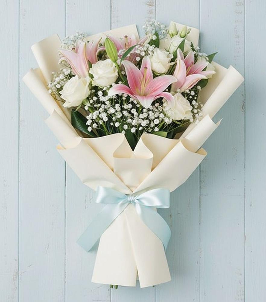 Букет цветов из: Лилии в Дмитриевском Республики Адыгея