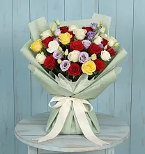 Букет цветов из:  Розы в Дмитриевском Республики Адыгея
