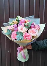 Букет цветов из:  Розы и Гвоздики #REPLACE_PRED# Дмитриевском Республики Адыгея