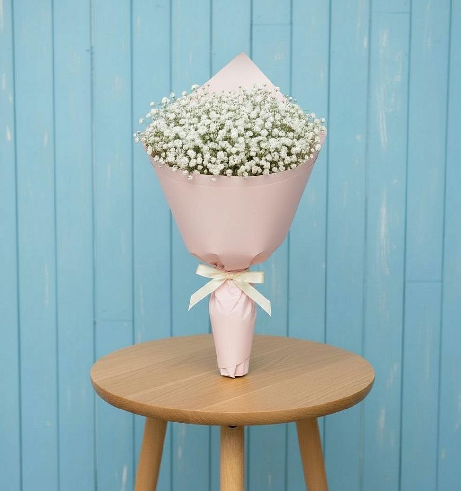 Букет цветов из: Гипсофила в Дмитриевском Республики Адыгея