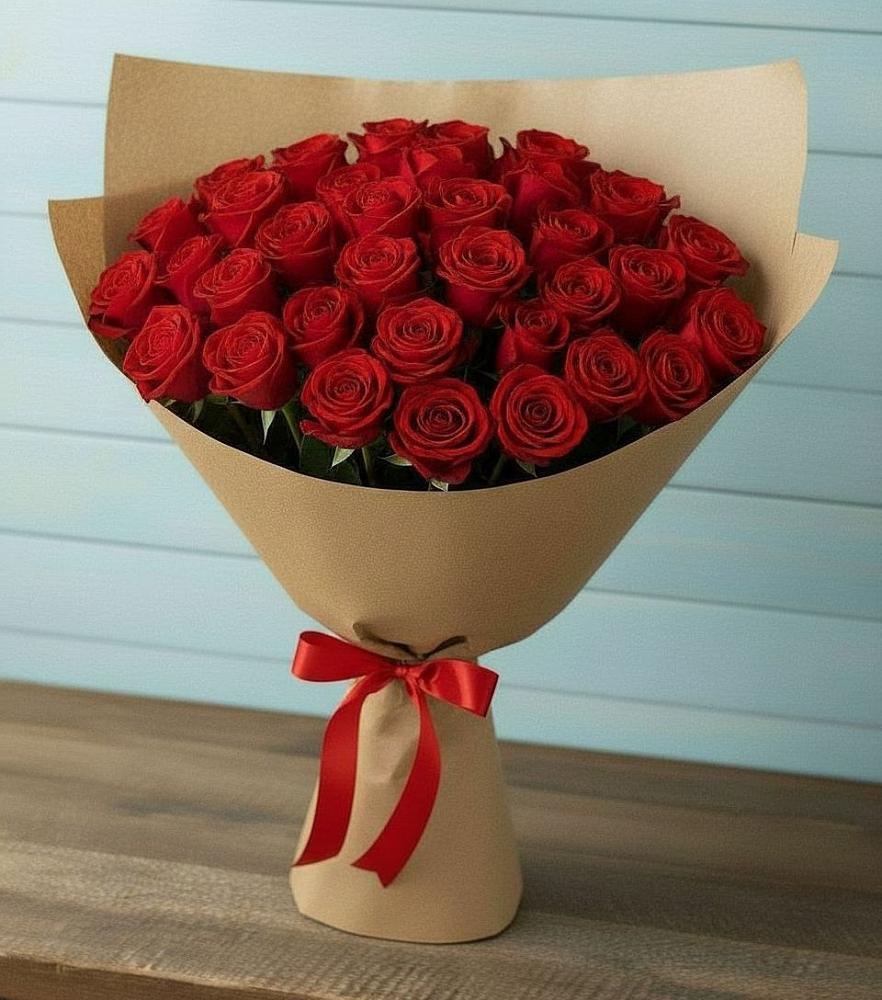 Букет Красные розы Милано в Дмитриевском Республики Адыгея