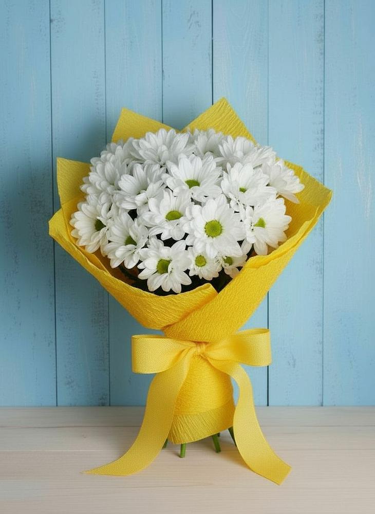 Букет цветов из: Хризантемы в Дмитриевском Республики Адыгея