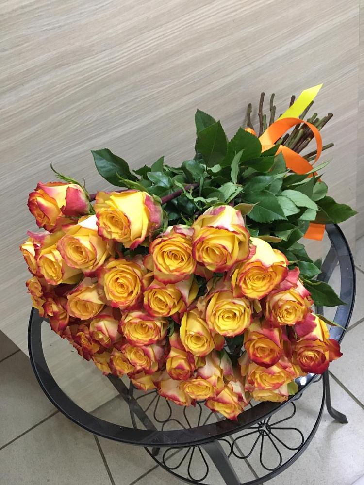 Букет Желтые розы в Дмитриевском Республики Адыгея