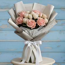 Букет цветов из:  Розы #REPLACE_PRED# Дмитриевском Республики Адыгея