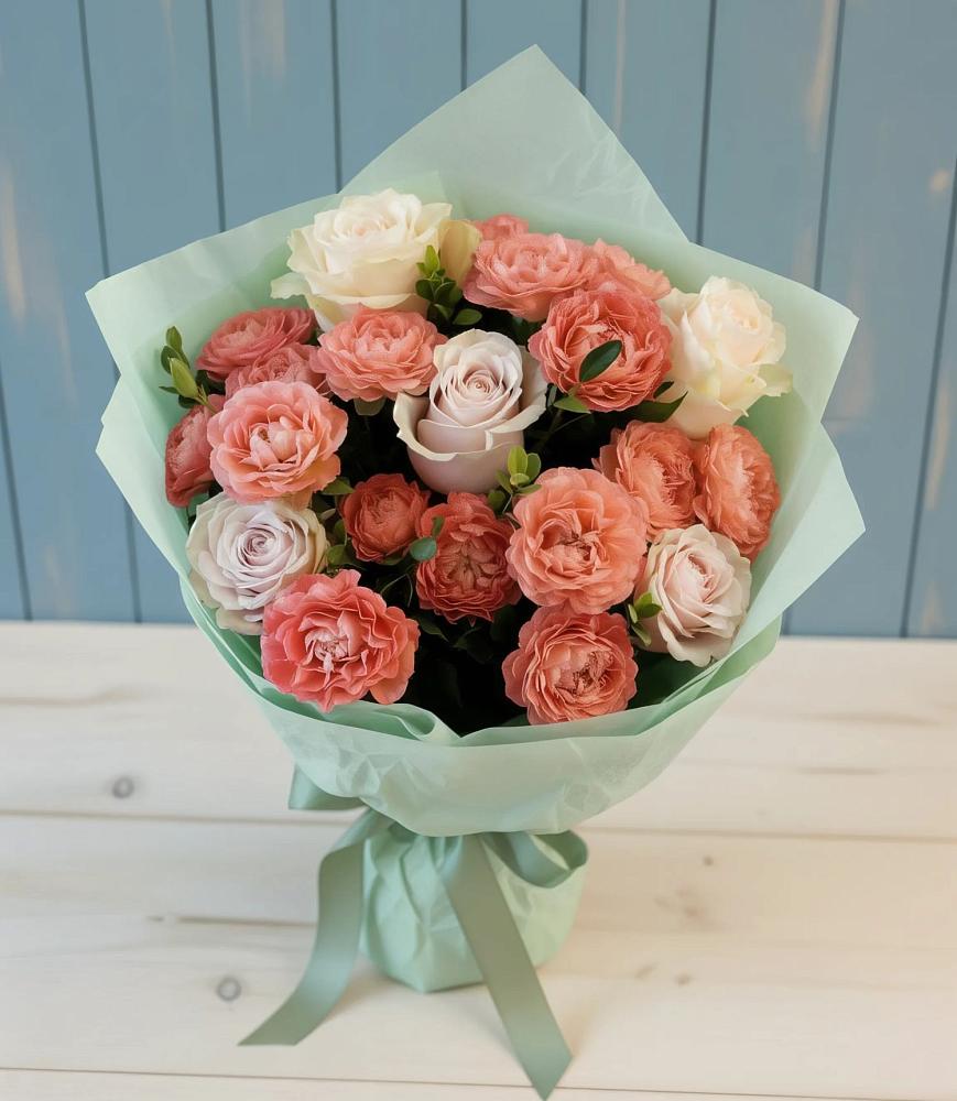 Букет цветов из: Розы в Дмитриевском Республики Адыгея