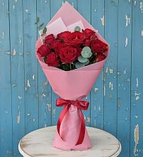 Букет цветов из:  Розы в Дмитриевском Республики Адыгея