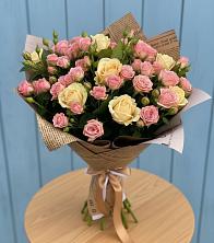 Букет цветов из:  Розы в Дмитриевском Республики Адыгея