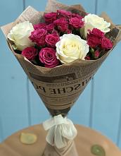 Букет цветов из:  Розы в Дмитриевском Республики Адыгея