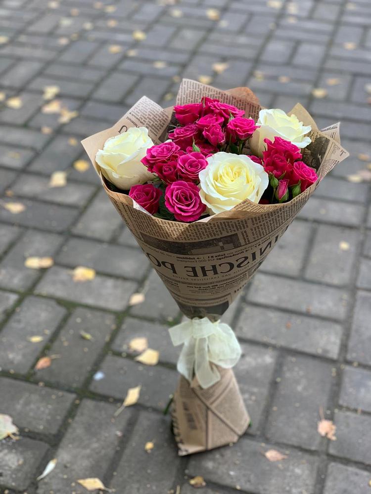 Букет цветов из: Розы в Дмитриевском Республики Адыгея