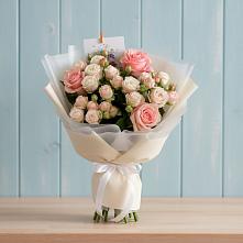 Букет цветов из:  Розы #REPLACE_PRED# Дмитриевском Республики Адыгея