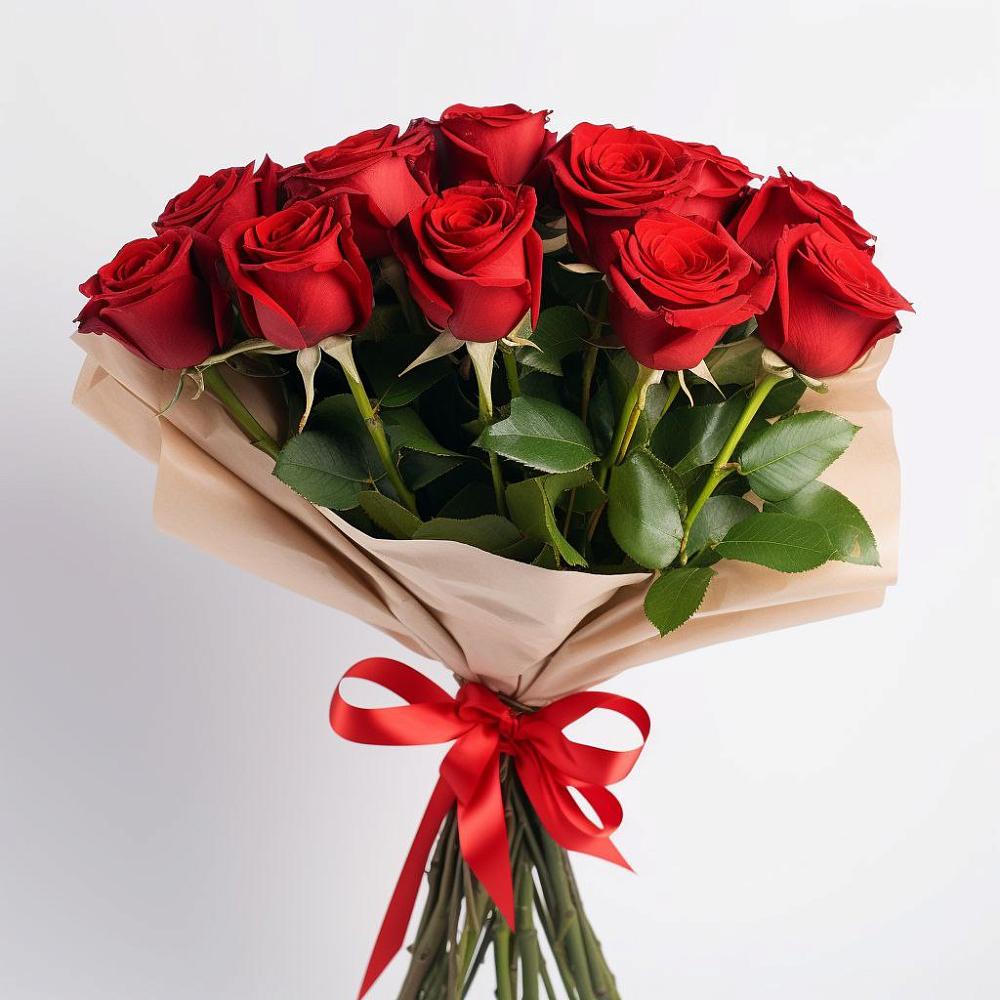 Букет 11 Красных роз Эдлесс Лав в Дмитриевском Республики Адыгея