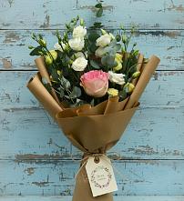 Букет цветов из:  Розы и Лизиантусы #REPLACE_PRED# Дмитриевском Республики Адыгея